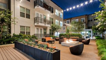 Fire pit and seating